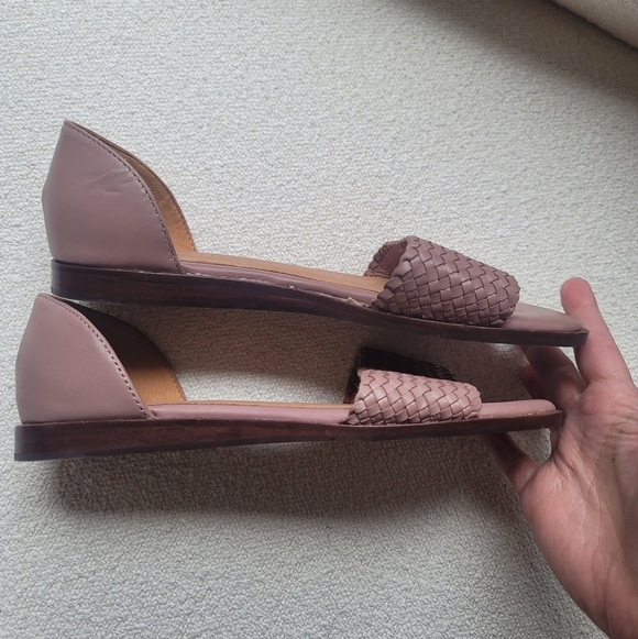 Madewell, The Nelda d'Orsay Flat: Woven Edition, Warm Thistle,‎ Size 7 - Picture 12 of 13
